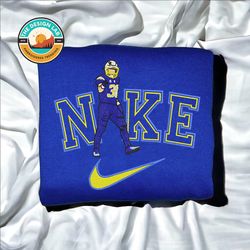 Nike NFL Austin Ekeler Embroidered Hoodie, Nike NFL Embroidered Sweatshirt, NFL Embroidered Football, Nike NK22G