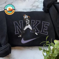 Nike NFL Davante Adams Embroidered Hoodie, Nike NFL Las Vegas Raiders Sweatshirt, NFL Embroidered Football, Nike NK24G