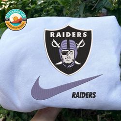 Nike NFL Las Vegas Raiders Embroidered Hoodie, Nike NFL Embroidered Sweatshirt, NFL Embroidered Football, Nike NK13K