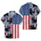 4th Of July Hawaiian Shirts USA Flag Hereford Tropical Cow Patriotic Casual Button Up Aloha Shirt - 90scloth.jpg