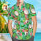 Custom Photo Hawaiian Shirt Coconut Personalized Dog Face Casual Button Up Aloha Shirt - 90scloth.jpg