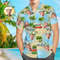 Custom Photo Hawaiian Shirt Island Vacation Personalized Face Casual Button Up Aloha Shirt - 90scloth.jpg