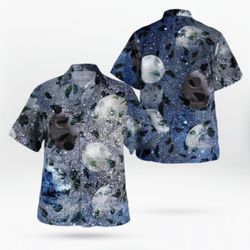 disney star wars hawaiian shirt summer beach starwars death star aloha button up shirt