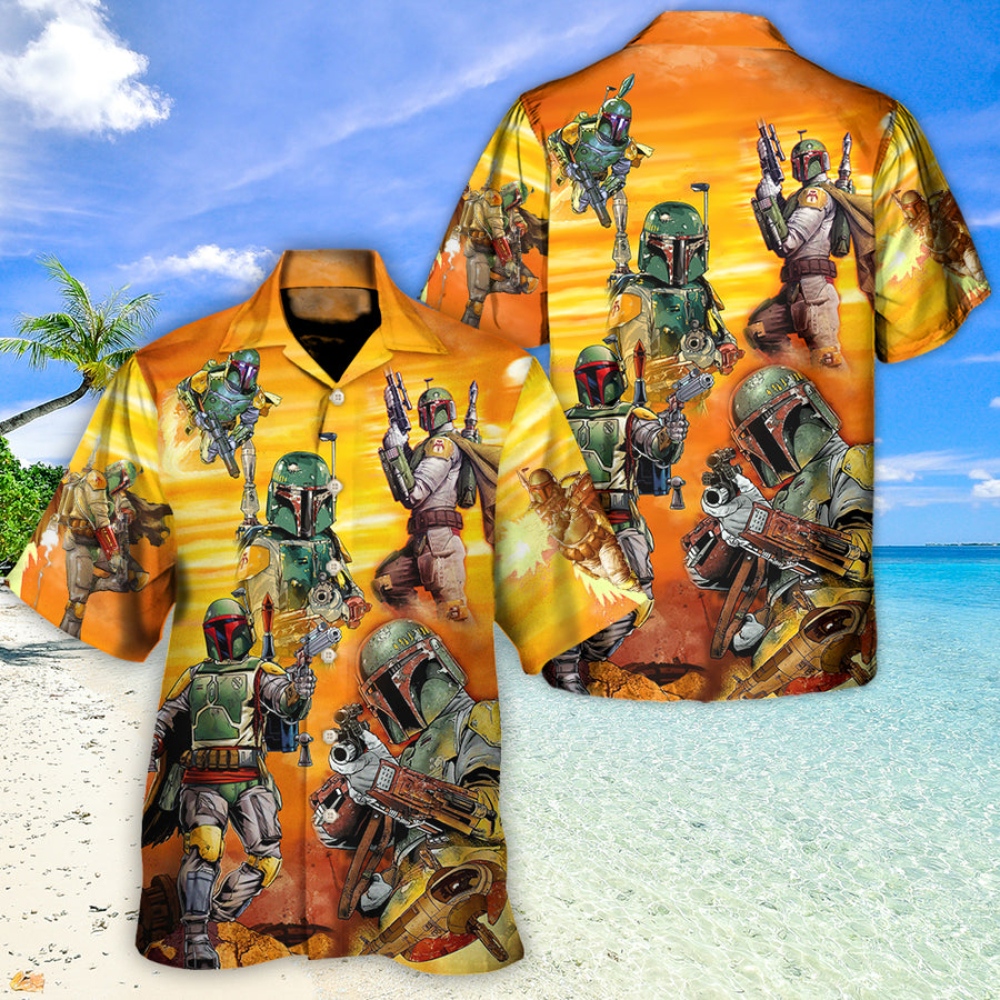 Disney Star Wars Hawaiian Shirt Summer Beach Starwars I'm A Mandalorian Aloha Button Up Shirt - 90scloth.jpg