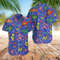 Grateful Dead Hawaiian Button Up Shirt Summer Beach Grateful Dead Bears Dancing Purple Aloha Shirt - 90scloth.jpg