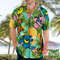 Grateful Dead Hawaiian Button Up Shirt Summer Beach Grateful Dead Dancing Bear Pineapple Tropical Aloha Shirt - 90scloth.jpg