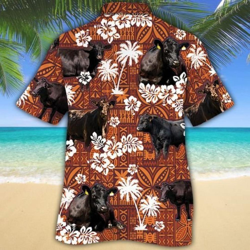 Aberdeen Angus Cattle Red Tribal Hawaiian Shirt.jpg