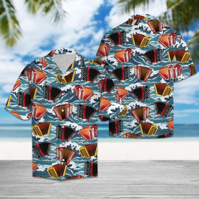Accordion For Summer Hawaiian Shirt Summer Button Up.jpg