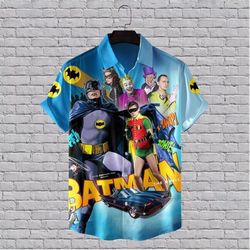 1966 batman the movie hawaiian shirt