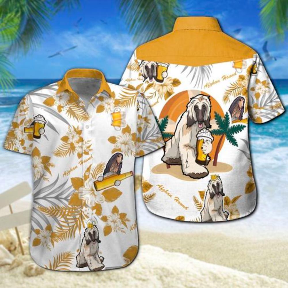 Afghan Hound Beer Hawaiian Shirt Summer Button Up.jpg