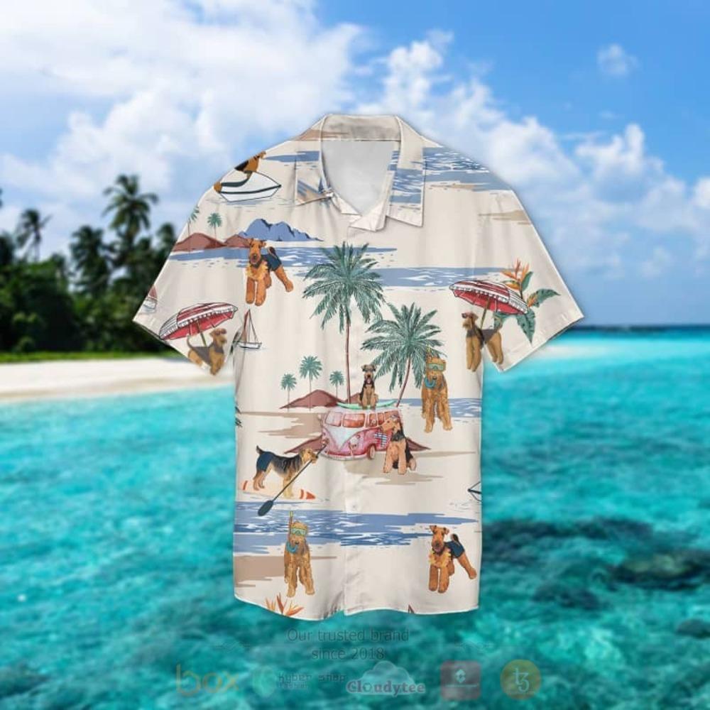 Airedale Terrier Summer Beach Hawaiian Shirt.jpg