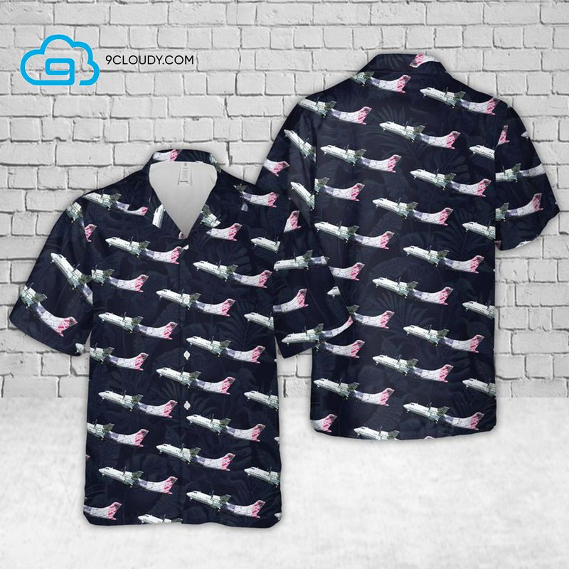 Airlines Atr 42-500 Full Print Hawaiian Shirt.jpg