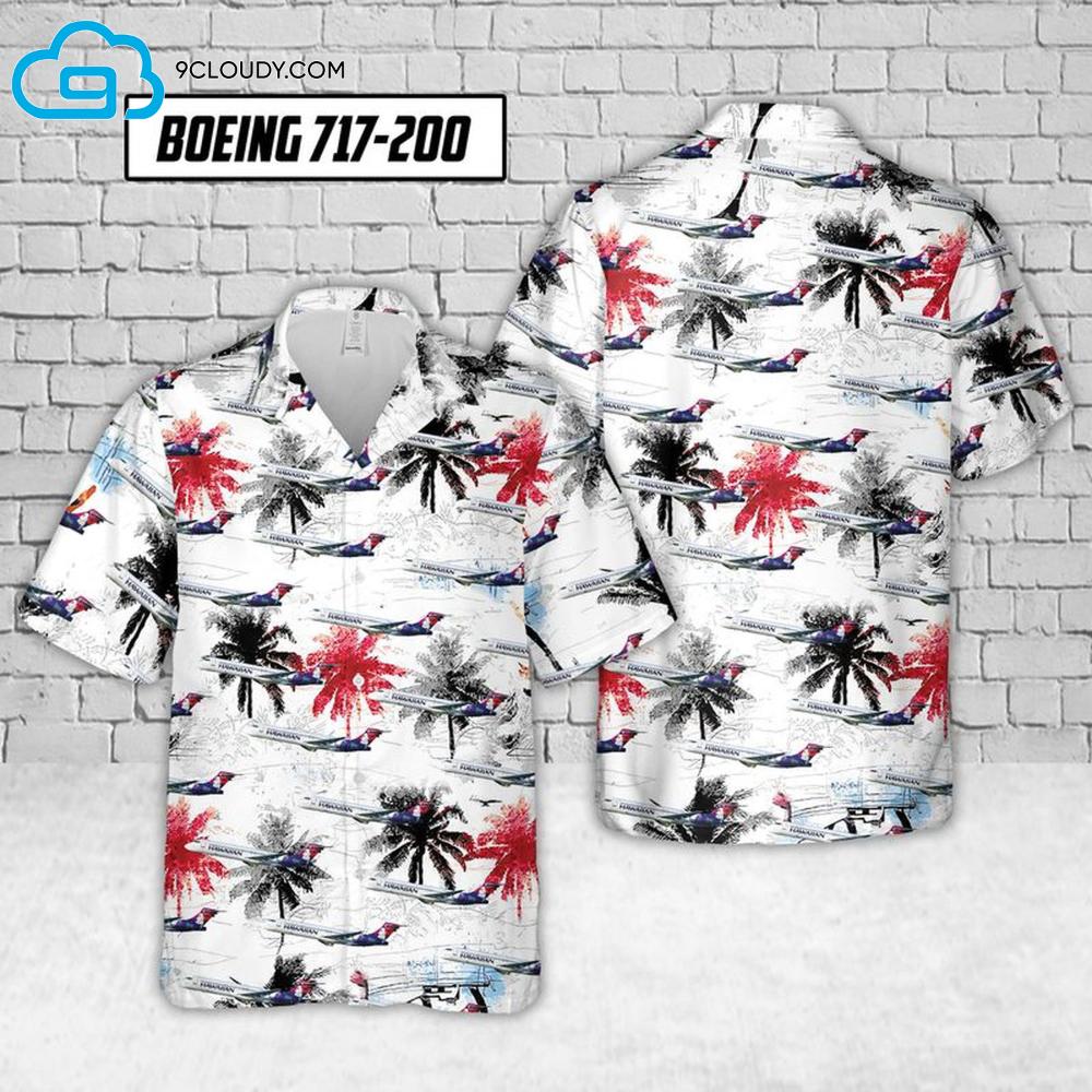 Airlines Boeing 717-200 Palm Tree Hawaiian Shirt.jpg