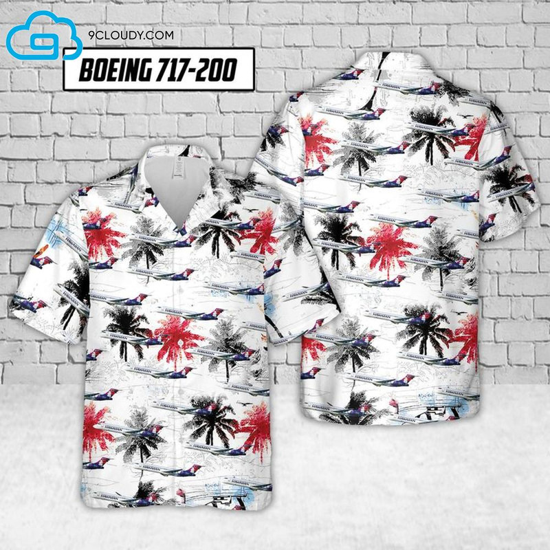 Airlines Boeing 717-200 Palm Tree Hawaiian Shirt.jpg