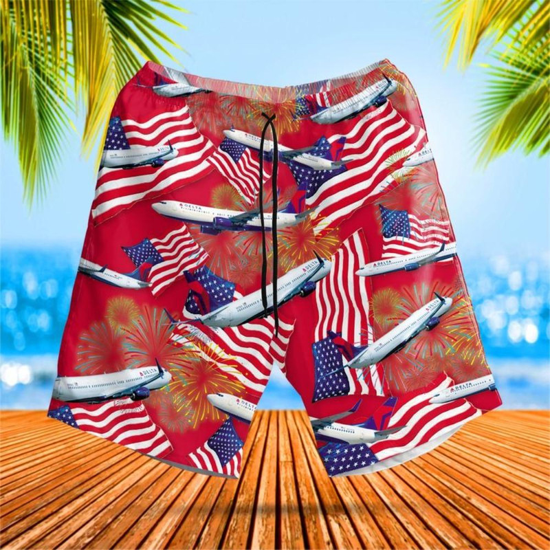 Airlines Delta Boeing 737-900Er Short Sleeve Hawaiian Shirt.jpg