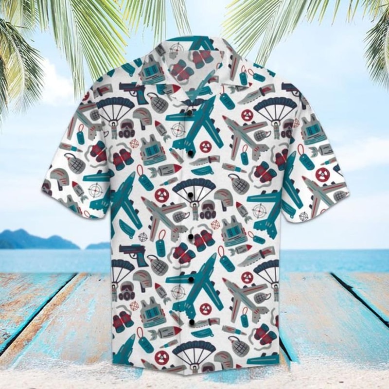 Amazing Air Force Hawaiian Shirt Summer Button Up.jpg