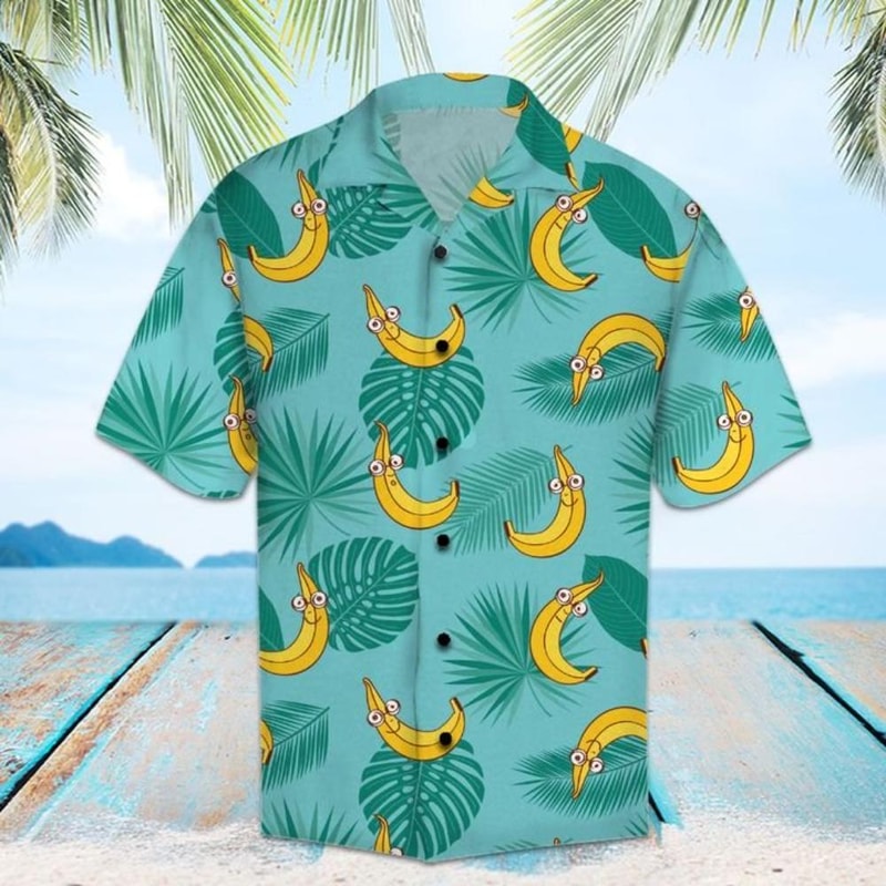 Amazing Bananas Hawaiian Shirt Summer Button Up 1.jpg