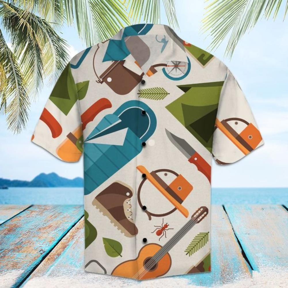 Amazing Camping Hawaiian Shirt Summer Button Up 2.jpg