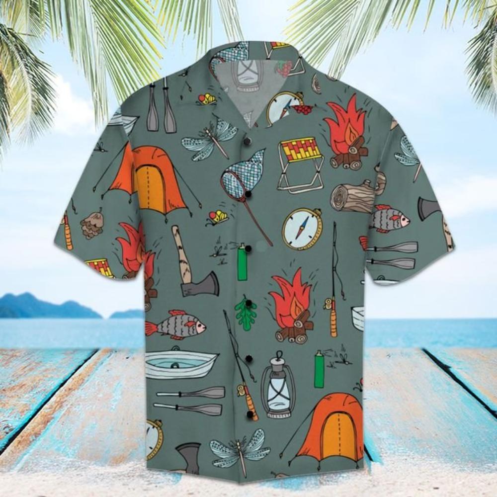 Amazing Camping Hawaiian Shirt Summer Button Up.jpg
