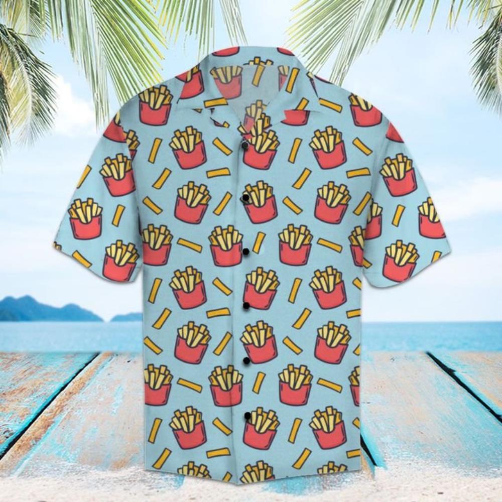 Amazing French Fries Hawaiian Shirt Summer Button Up.jpg