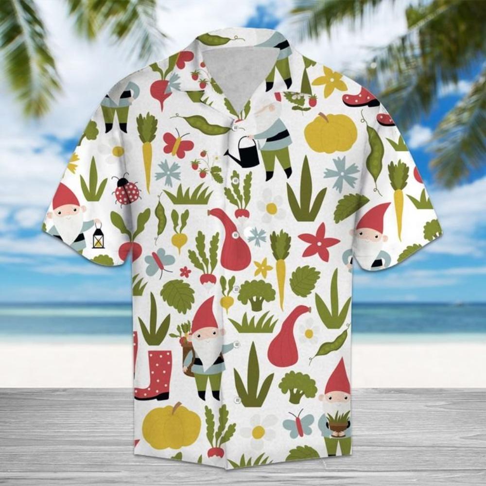 Amazing Garden Gnome And Vegetables Hawaiian Shirt Summer Button Up.jpg