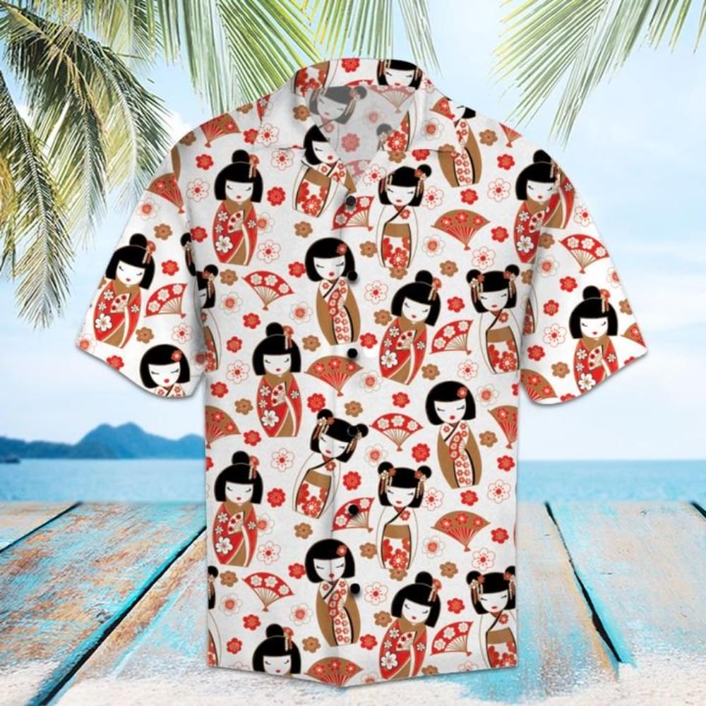 Amazing Geisha Hawaiian Shirt Summer Button Up.jpg
