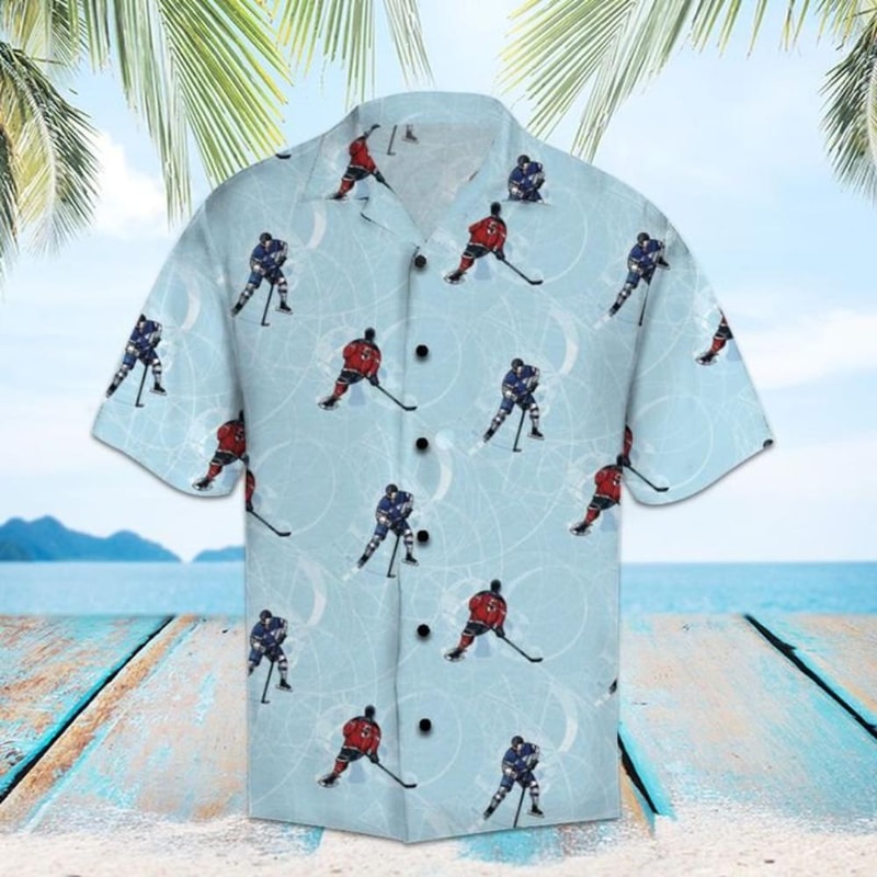 Amazing Hockey Hawaiian Shirt Summer Button Up.jpg