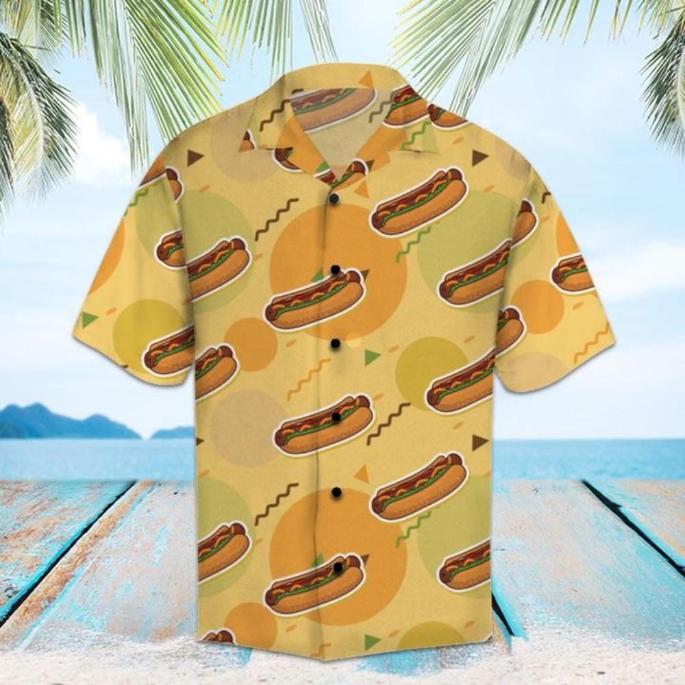 Amazing Hot Dog Hawaiian Shirt Summer Button Up.jpg