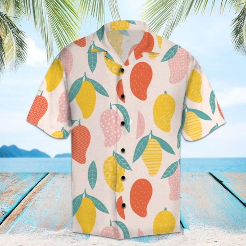 Amazing Mango Hawaiian Shirt Summer Button Up.jpg