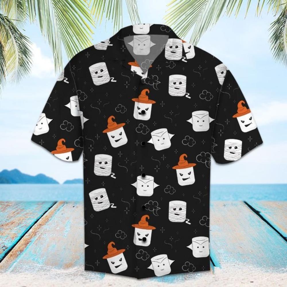 Amazing Marshmallow Hawaiian Shirt Summer Button Up.jpg