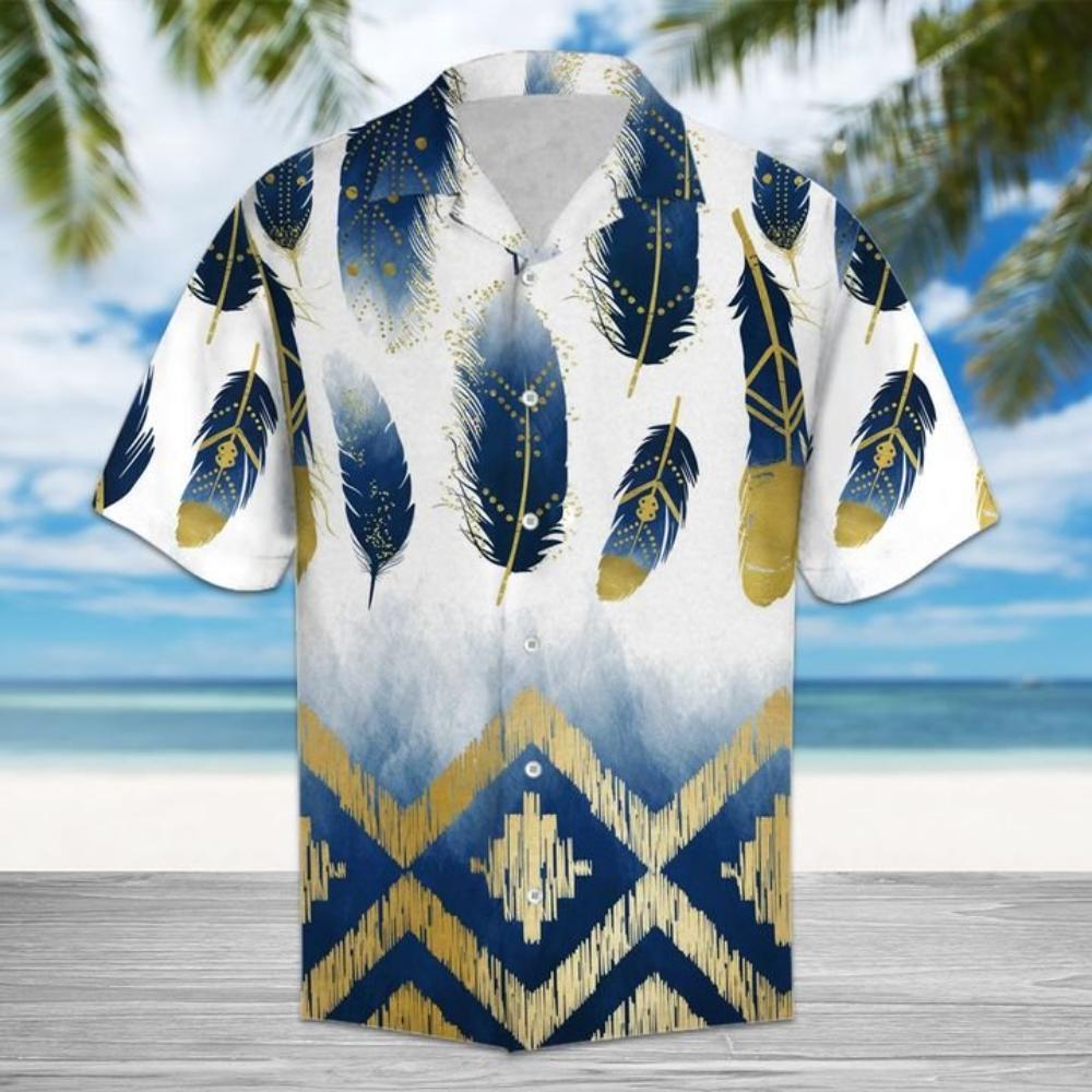 Amazing Native American Hawaiian Shirt Summer Button Up.jpg