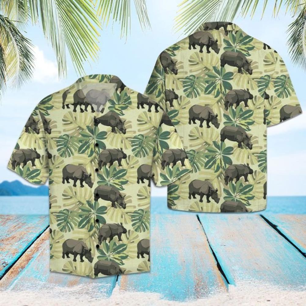 Amazing Rhino Hawaiian Shirt Summer Button Up.jpg