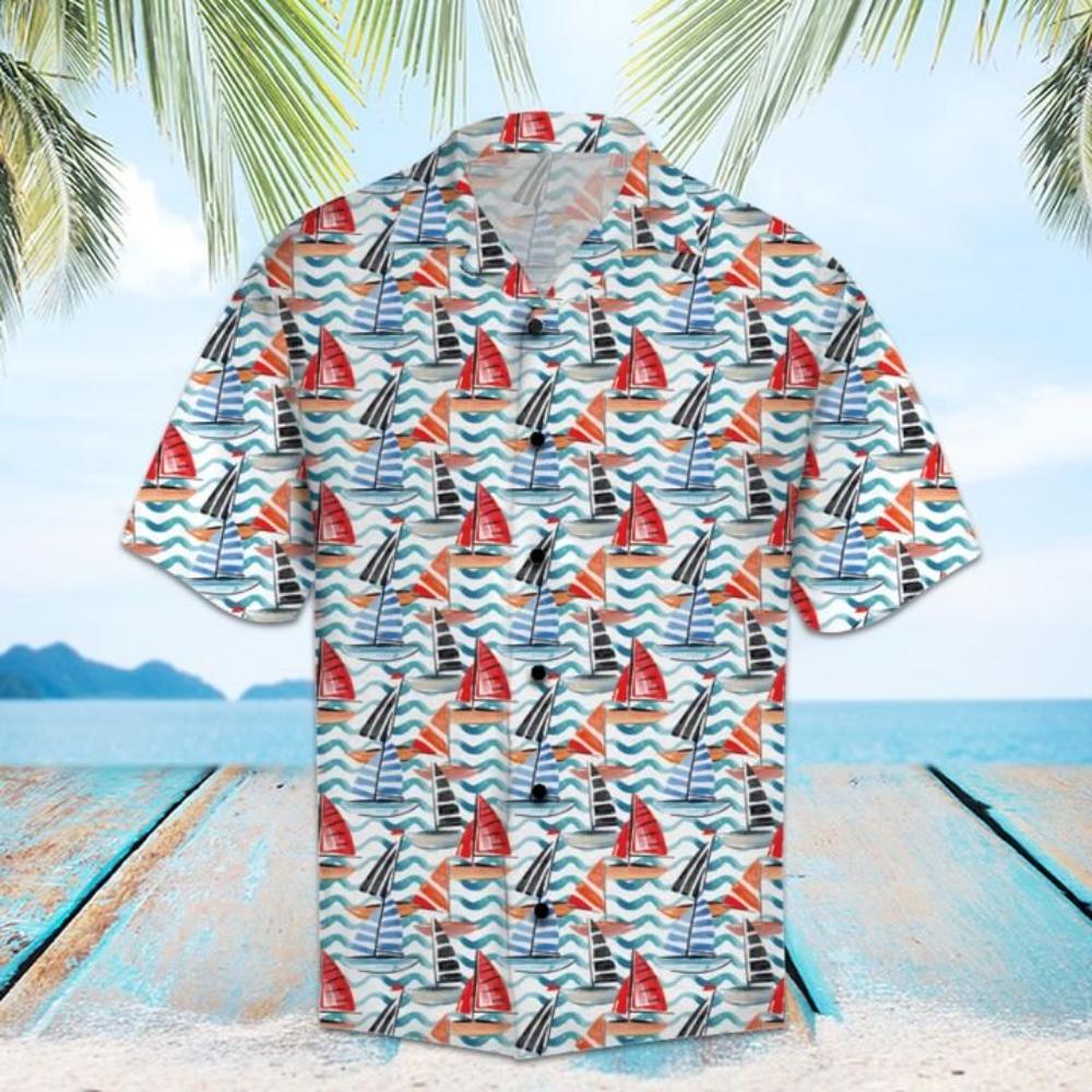 Amazing Sailing Hawaiian Shirt Summer Button Up.jpg