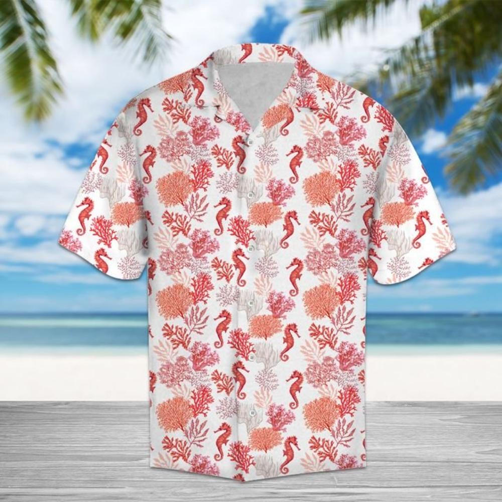 Amazing Seahorse Hawaiian Shirt Summer Button Up.jpg