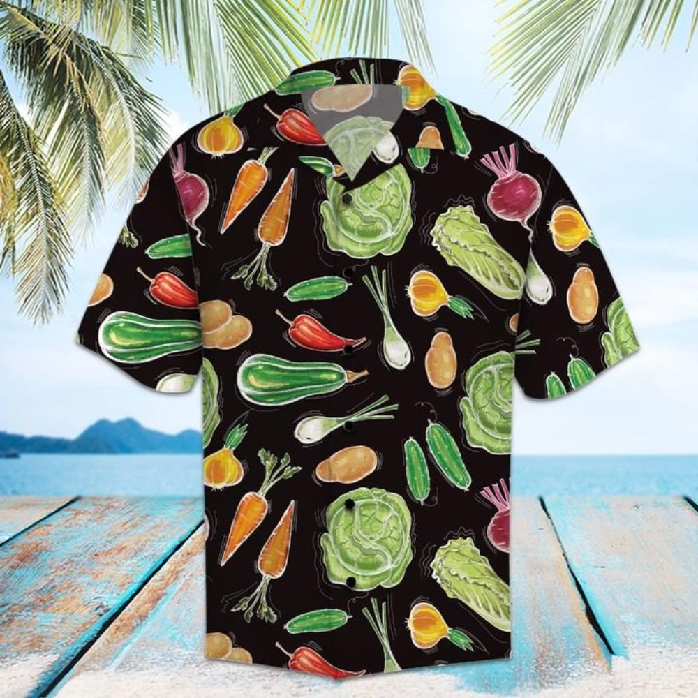 Amazing Vegan Hawaiian Shirt Summer Button Up.jpg