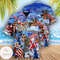 America Christmas Patriotic Santa Claus Edition Hawaiian Shirt.jpg
