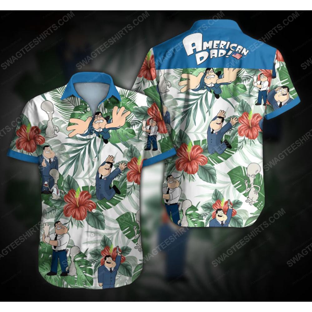 American Dad Stan Smith Cartoon Summer Vacation Hawaiian Shirt.jpg