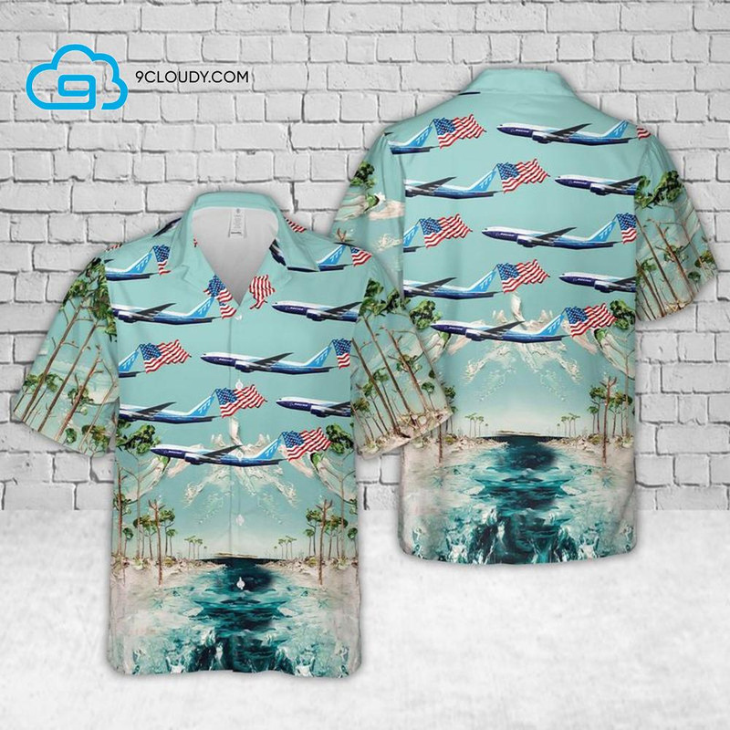 American Flag Boeing 777 Full Print Hawaiian Shirt.jpg
