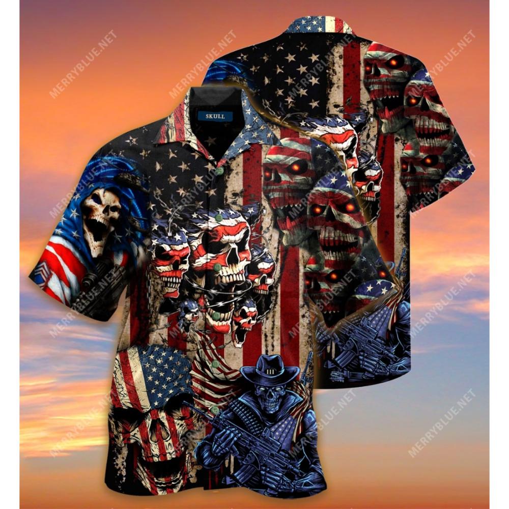 American Flag Skull All Over Printed Hawaiian Shirt.jpg