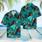 Andalusian Horse Green Tropical Hawaiian Shirt Summer Button Up.jpg