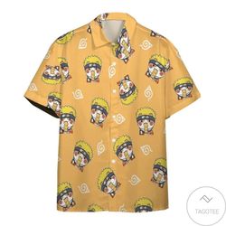 anime naruto shippuden naruto hawaiian shirt