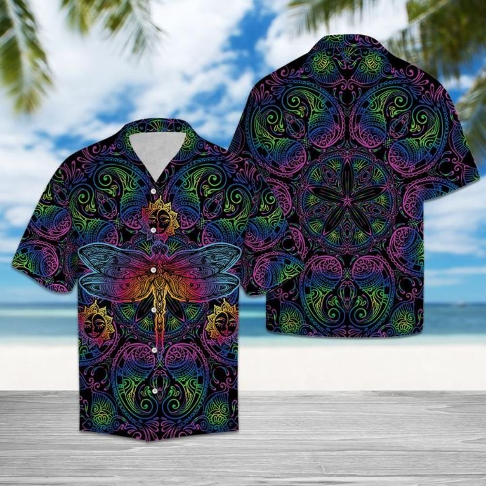 Awesome Dragonfly Hawaiian Shirt Summer Button Up.jpg