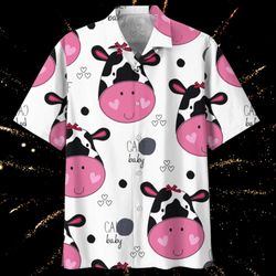 baby dairy cow hawaiian shirt