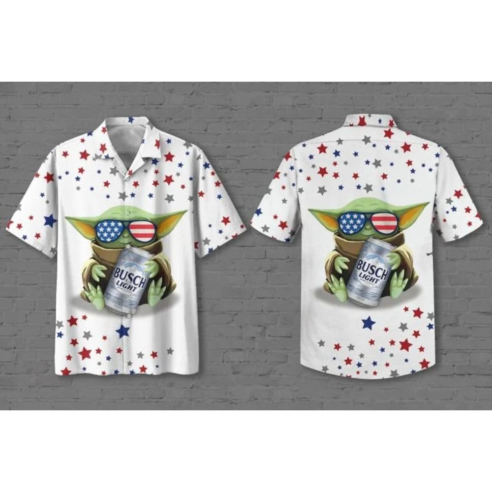 Baby Yoda Busch Light Hawaiian Shirt.jpg