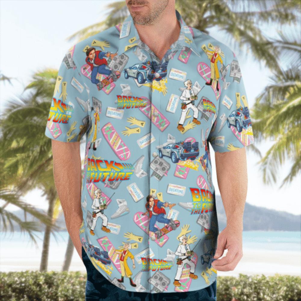 Back To The Future Pattern Hawaiian Shirt.1.jpg