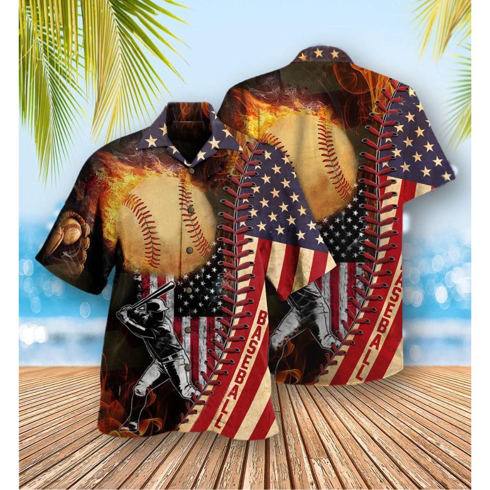 Baseball Nothing More American Than Baseball Hawaiian Shirt.jpg