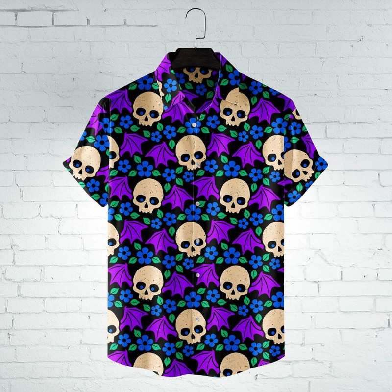 Bat Skull Hawaiian Shirt 1.jpg