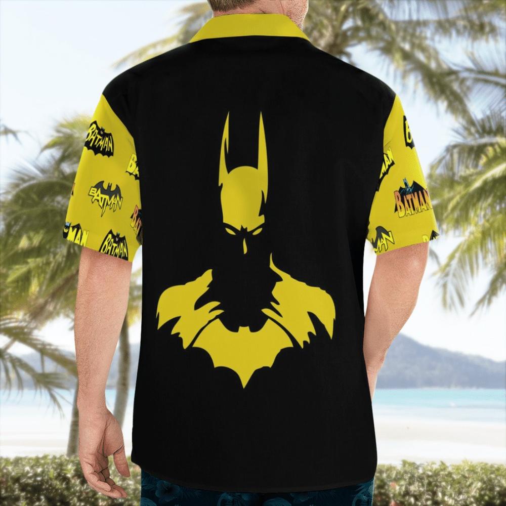 Batman Logo Black Yellow Hawaiian Shirt.jpg