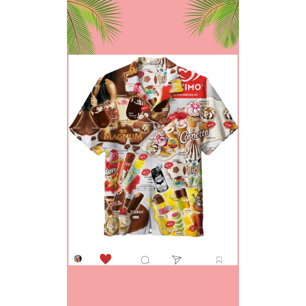 Hawaiian Shirt Ice Cream Hawaiian Shirts Men's Hawaiian Shirt, Ice Cream Shirt, Ice Cream Beach, Hawaiian Beach Shirt, Hawaiian Shirt Summer.jpg