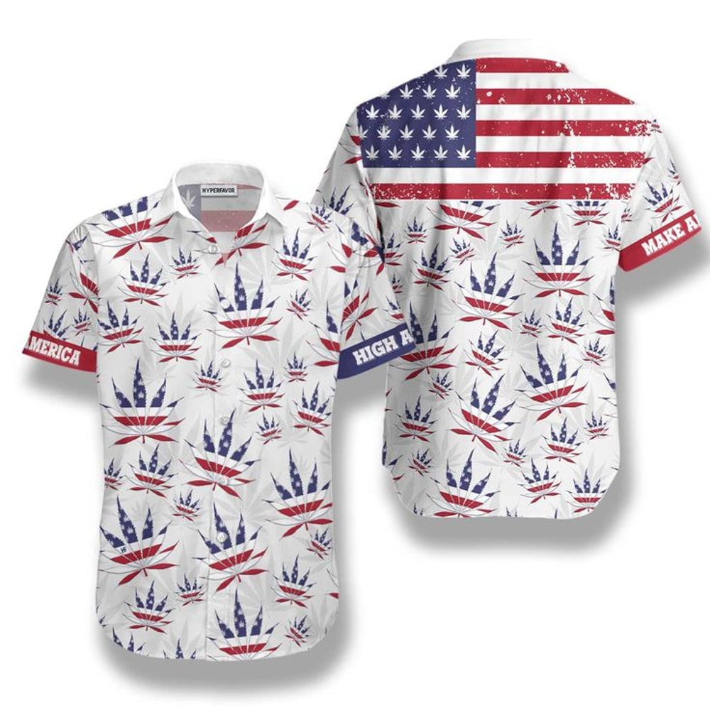 America Flag Marijuana Leaf Hawaiian Shirt, Make American Aloha Shirt For Men & Women, Best Gift.jpg